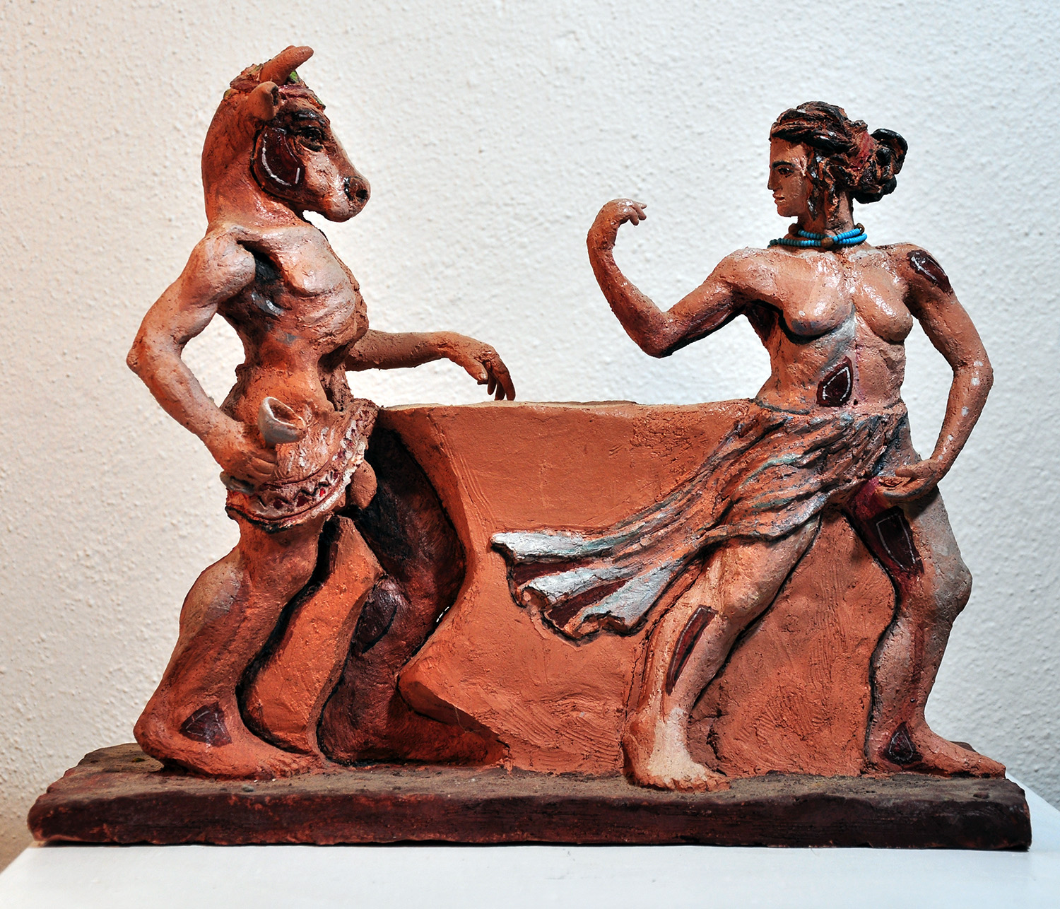 Dancing Woman and Minotaur