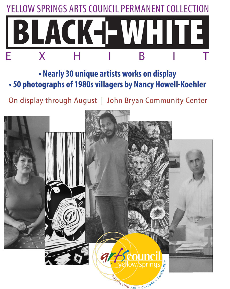 Flyer for Black+White Exhibit