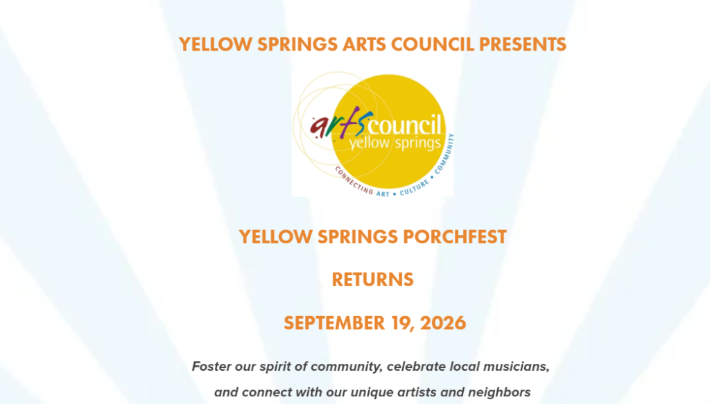 Porchfest 2026 Flyer